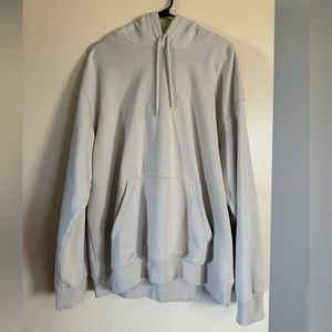 H&M Relaxed Fit Hoodie Light Taupe Size M